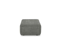 Elphaba Fabric Storage Footstool - Marble Stone