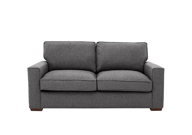 Cory 3 Seater Fabric Classic Back Sofa Bed - Dallas Charcoal