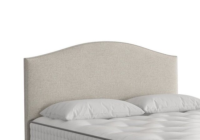 Vispring - Iris Floor Standing Headboard - Small Double - Boucle Stone