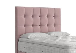 Vispring - Langdon Floor Standing Headboard - Super King - Plush Heather