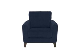 Ideal Home - Brondby Fabric Armchair - R330 Steel Blue