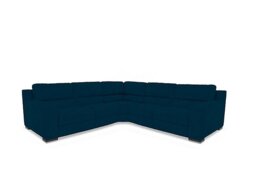 Viali Fabric Large Corner Power Recliner Sofa - Velvet Sky