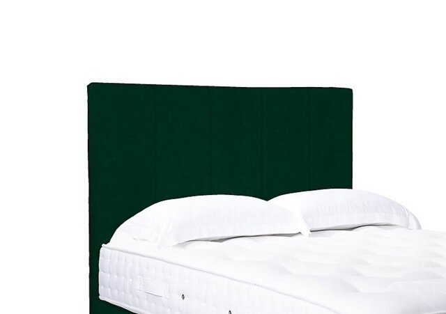Artisan Collection Strata High Floor Standing Headboard - Single - Plush Emerald