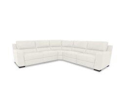 Viali Leather Large Corner Power Recliner Sofa