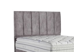 Sleepeezee - Spire Floor Standing Headboard - Double - Dapple Silver