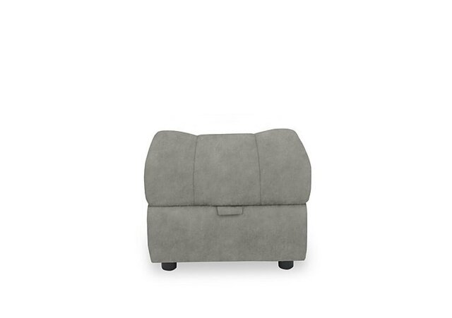 Aero Fabric Storage Footstool - Marble Stone