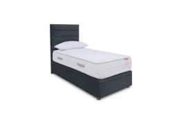 Sleep Story 2000 Electric End Ottoman Divan Set - Small Single - Carbon