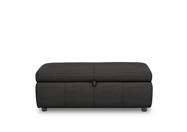 World of Leather - Stark 120cm Leather Blanket Box - Shale Grey