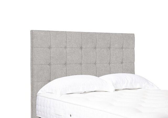 Artisan Collection Kaito High Floor Standing Headboard - Super King - Tweed Stone