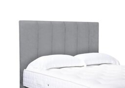 Artisan Collection Rhodes High Floor Standing Headboard - Super King - Aston Silver