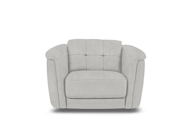 Monarch Fabric Cuddler Chair - Manhattan Stone
