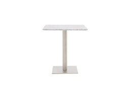 Helsinki Square Dining Table - 65-cm - Carrara Marble - In Time for Christmas
