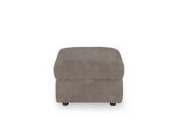 Panache Fabric Storage Footstool - Marble Charcoal Grey