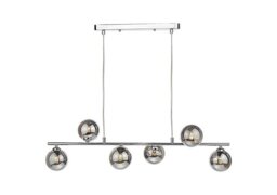 Spiral 6 Light Bar Pendant