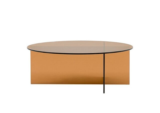 Arvelo Glass Coffee Table - Bronze