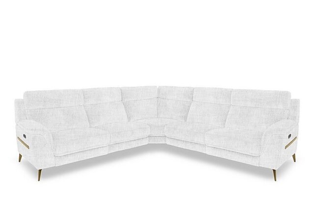 Eclipse Large Fabric Power Recliner Corner Sofa with Power Headrests