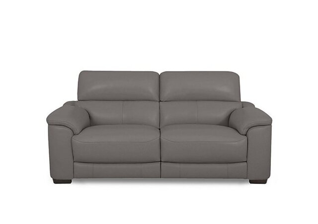 World of Leather - Nova BV Leather 2 Seater Power Recliner Sofa with Power Headrests - BV Elephant