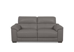 World of Leather - Nova BV Leather 2 Seater Power Recliner Sofa with Power Headrests - BV Elephant