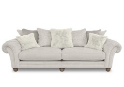 Ideal Home - Cotswold Grand Split Frame Scatter Back Sofa - Darwin Ivory