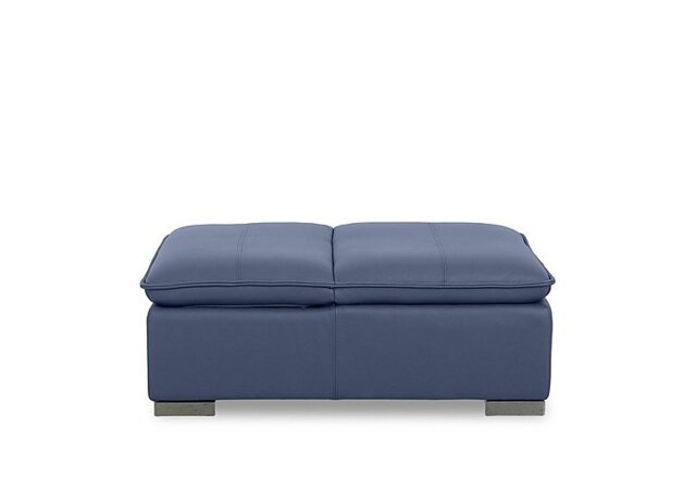 World of Leather - Edison Leather Storage Chair Stool
