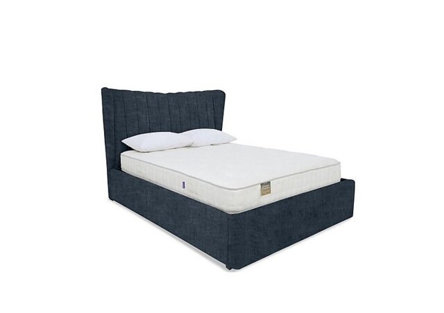 Highgrove - Bourne Ottoman Bed Frame - King Size - Granite Blue