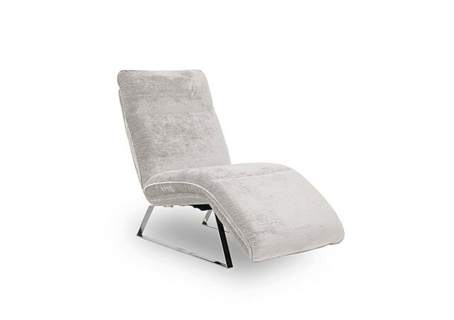 Rhianna Fabric Power Recliner Chaise Chair - Lead Grey