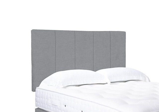 Artisan Collection Strata High Strutted Headboard - Small Double - Aston Silver