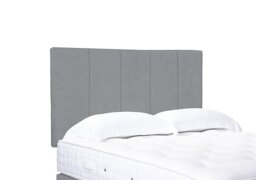 Artisan Collection Strata High Strutted Headboard - Small Double - Aston Silver