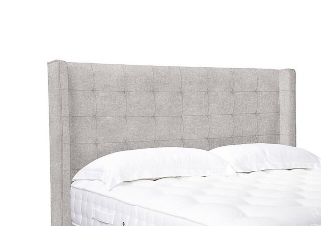 Artisan Collection Onyx High Floor Standing Headboard - Single - Tweed Stone