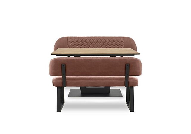 Venus Dining Table and 2 High Back Benches