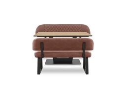 Venus Dining Table and 2 High Back Benches