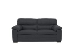 World of Leather - Cozee 2 Seater Pure Premium Leather Sofa - Shale Grey