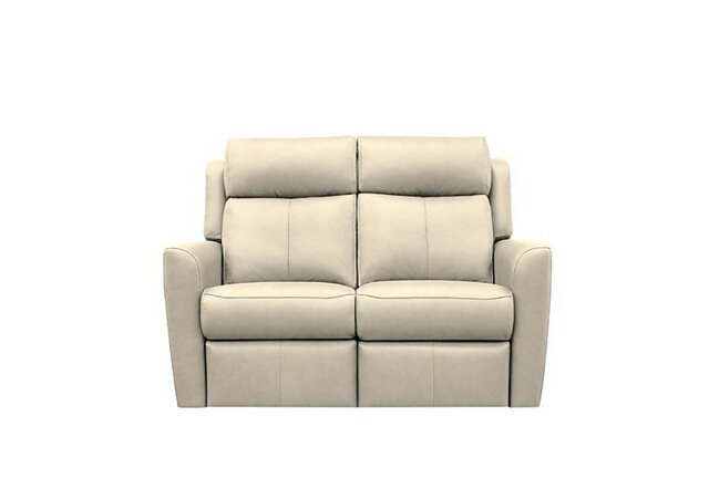G Plan - Wren 2 Seater Leather Recliner Sofa with Headrests and Power Lumbar - Cambridge Stone