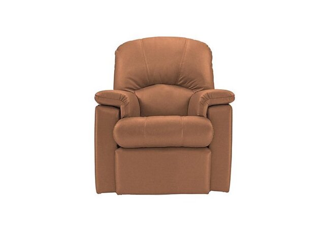 G Plan - Chloe Small Leather Manual Recliner Armchair - Texas Tan