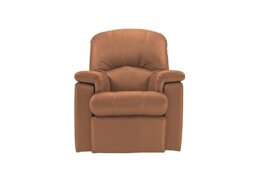 G Plan - Chloe Small Leather Manual Recliner Armchair - Texas Tan