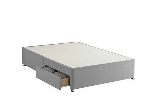Silentnight - Divan Base - King Size - Luxury Slate Grey