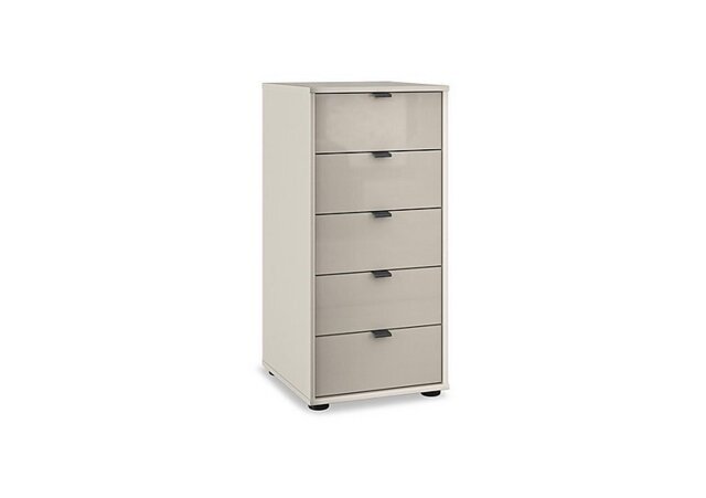 Wiemann - Amara 5 Drawer 40cm Glass Chest - Champagne