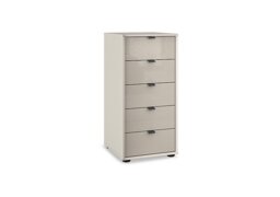 Wiemann - Amara 5 Drawer 40cm Glass Chest - Champagne