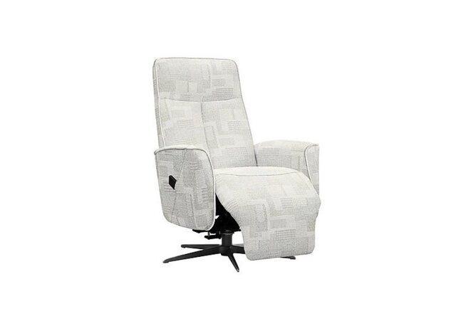 G Plan - Maribo Fabric Lift and Rise Power Recliner Chair with Power Headrest and Black Base - Lydia Blush