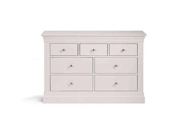 Sophia 4+3 Drawer Chest - Light Grey