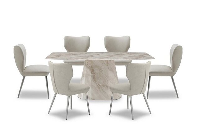 Elegante Dining Table and 6 Chairs - 180-cm