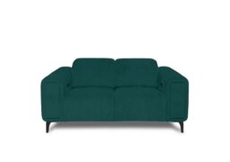 Elphaba Fabric 2 Seater Power Recliner Sofa with Storage Arms - Opulence Teal