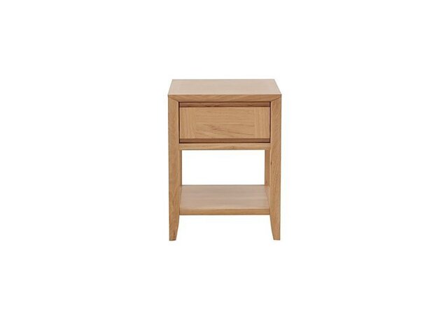 Duplex Lamp Table with Drawer - Oak
