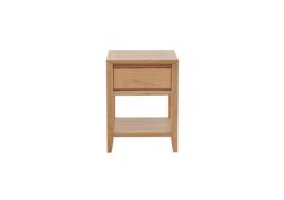 Duplex Lamp Table with Drawer - Oak