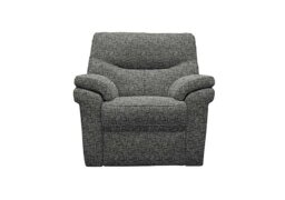 G Plan - Seattle Fabric Manual Recliner Armchair - Remco Slate