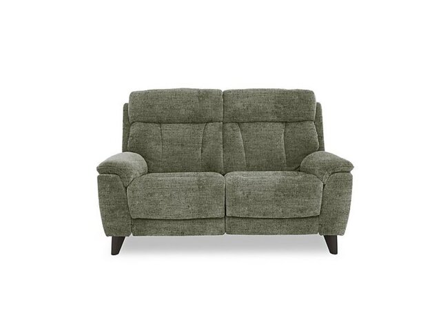 Dreamer 2 Seater Fabric Power Recliner Sofa - Olive Green