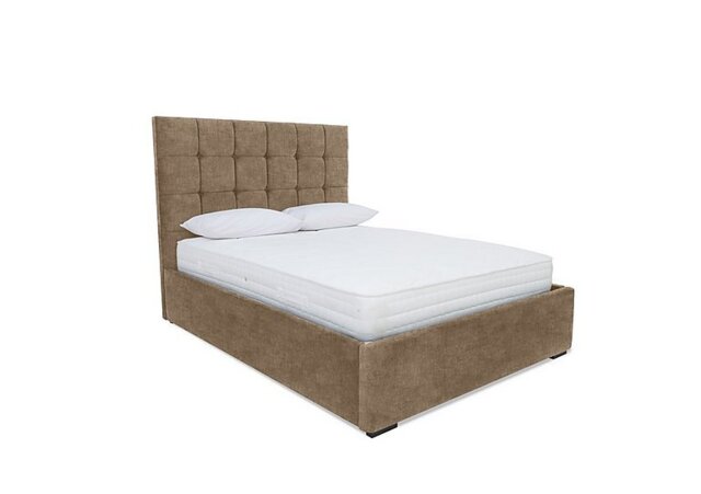 Sleep Story - Milne Electric Ottoman Bed Frame - Super King - Lace Caramel