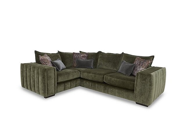 Garland Left Hand Facing Corner Sofa - California Olive - Sofas and Armchairs - In Time for Christmas