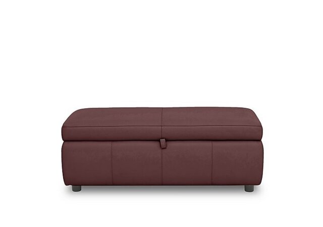World of Leather - Stark 120cm Leather Blanket Box - BV Deep Red