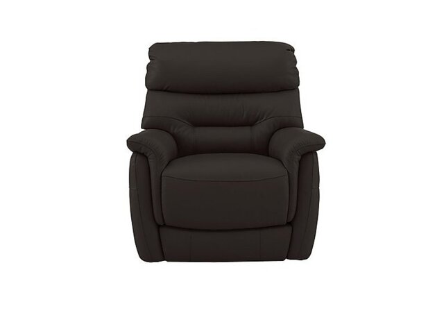 World of Leather - Chicago BV Leather Armchair - Dark Chocolate
